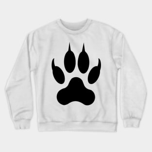 Image: Animal claw print (black) Crewneck Sweatshirt